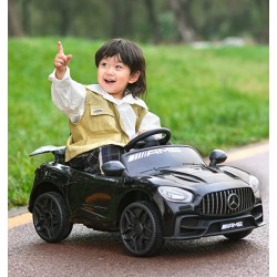 Voiture électrique enfant Mercedes AMG GT - 2-7 Ans - JAUNE