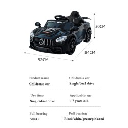 Voiture électrique enfant Mercedes AMG GT - 2-7 Ans - NOIRE