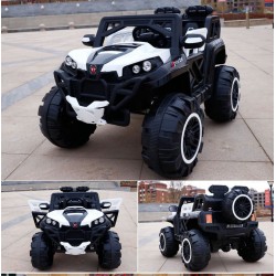 Buggy électrique XXL 2 Places - Enfant 2-10 Ans BLANC