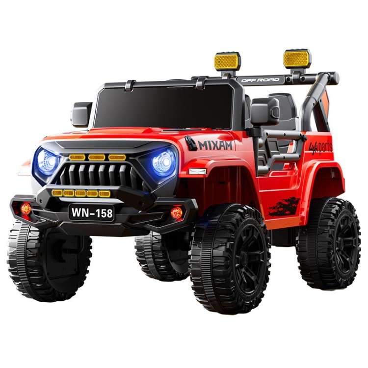 4x4 électrique XXL  2 Places - Enfant 2-8 Ans - ROUGE