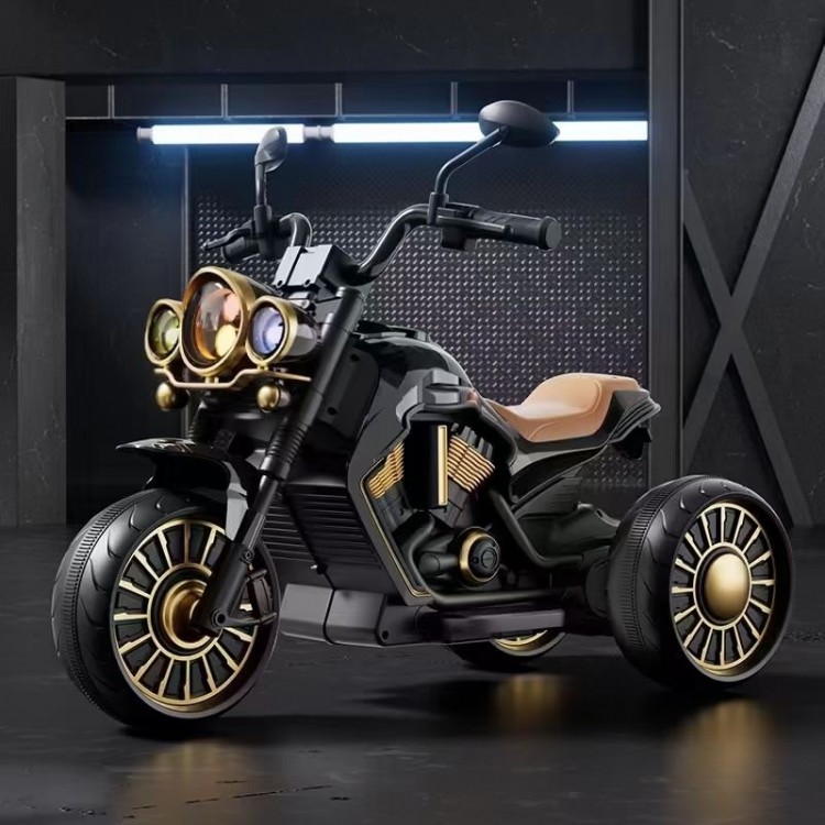 Moto électrique Harley enfant 2-8 ans NOIR