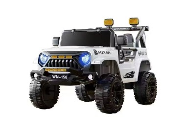 4x4 électrique XXL  2 Places - Enfant 2-8 Ans - BLANC