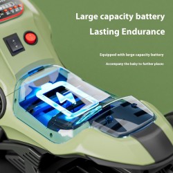 Moto électrique Harley enfant 2-8 ans NOIR