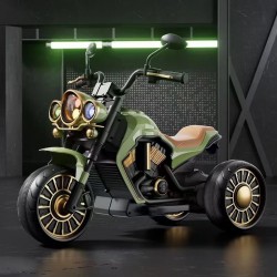 Moto électrique Harley enfant 2-8 ans VERT
