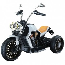 Moto électrique Harley enfant 2-8 ans BLANC