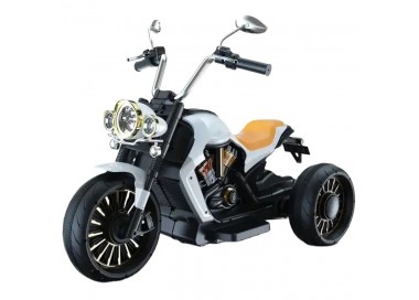 Moto électrique Harley enfant 2-8 ans BLANC