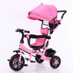 Tricycle bébé et Enfant 5 en 1 évolutif ROSE