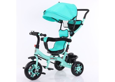 Tricycle bébé et Enfant 5 en 1 évolutif VERT