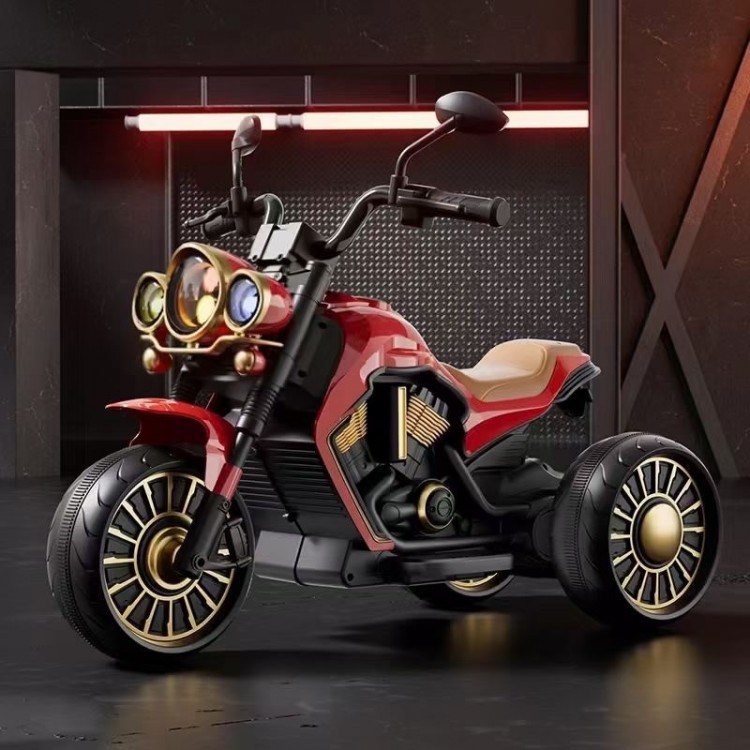Moto électrique Harley enfant 2-8 ans ROUGE