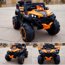 Buggy électrique XXL  2 Places - Enfant 2-10 Ans - ORANGE