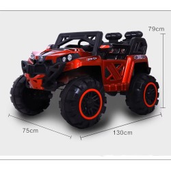 Buggy électrique XXL  2 Places - Enfant 2-10 Ans - ROUGE