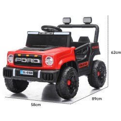 4x4 électrique bébé 2-5 Ans NOIR