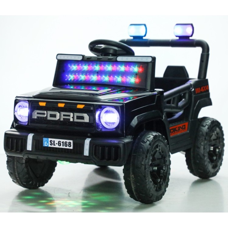 4x4 électrique bébé 2-4 Ans NOIR