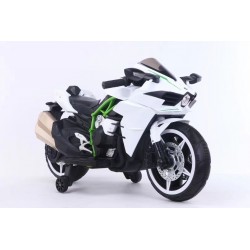 Moto électrique enfant 4-10 ans BLANC