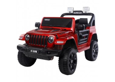 Jeep électrique 4x4 2 places enfant 2-8 ans ROUGE