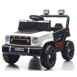 4x4 électrique bébé 2-5 Ans BLANC