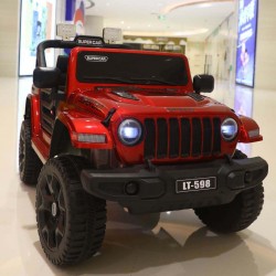Jeep électrique 4x4 2 places enfant 2-8 ans ROUGE
