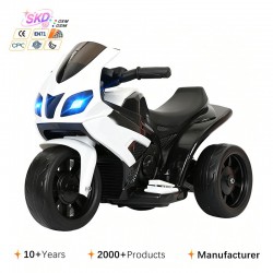 Moto électrique bébé 1-4 ans BLANC
