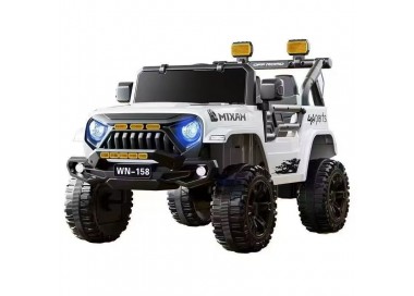 4x4 électrique XXL 2 Places - Enfant 2-8 Ans BLANC