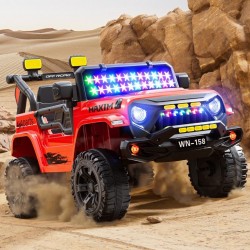 4x4 électrique XXL 2 Places - Enfant 2-8 Ans ROUGE