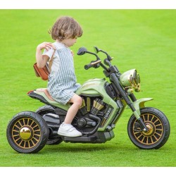 Moto electrique Harley - Enfant 2-8 Ans - ROUGE