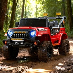 4x4 électrique XXL 2 Places - Enfant 2-8 Ans ROUGE