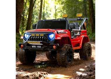 4x4 électrique XXL 2 Places - Enfant 2-8 Ans ROUGE