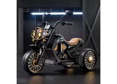 Moto electrique Harley - Enfant 2-8 Ans - NOIRE