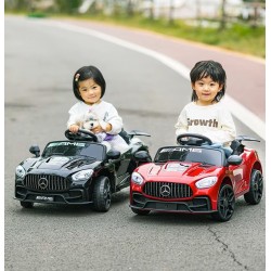 Voiture électrique enfant Mercedes AMG GT 2-7 ans JAUNE