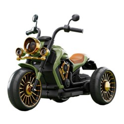 Moto electrique Harley - Enfant 2-8 Ans - VERT