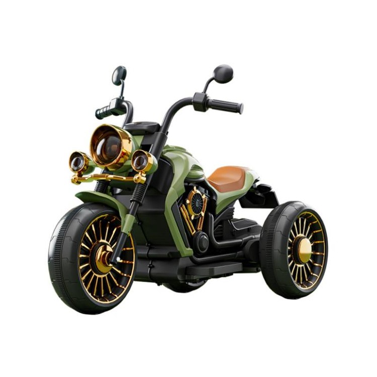 Moto electrique Harley - Enfant 2-8 Ans - VERT
